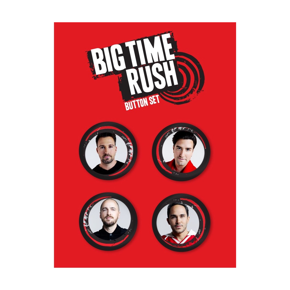 BTR In Real Life Worldwide Tour Button Set