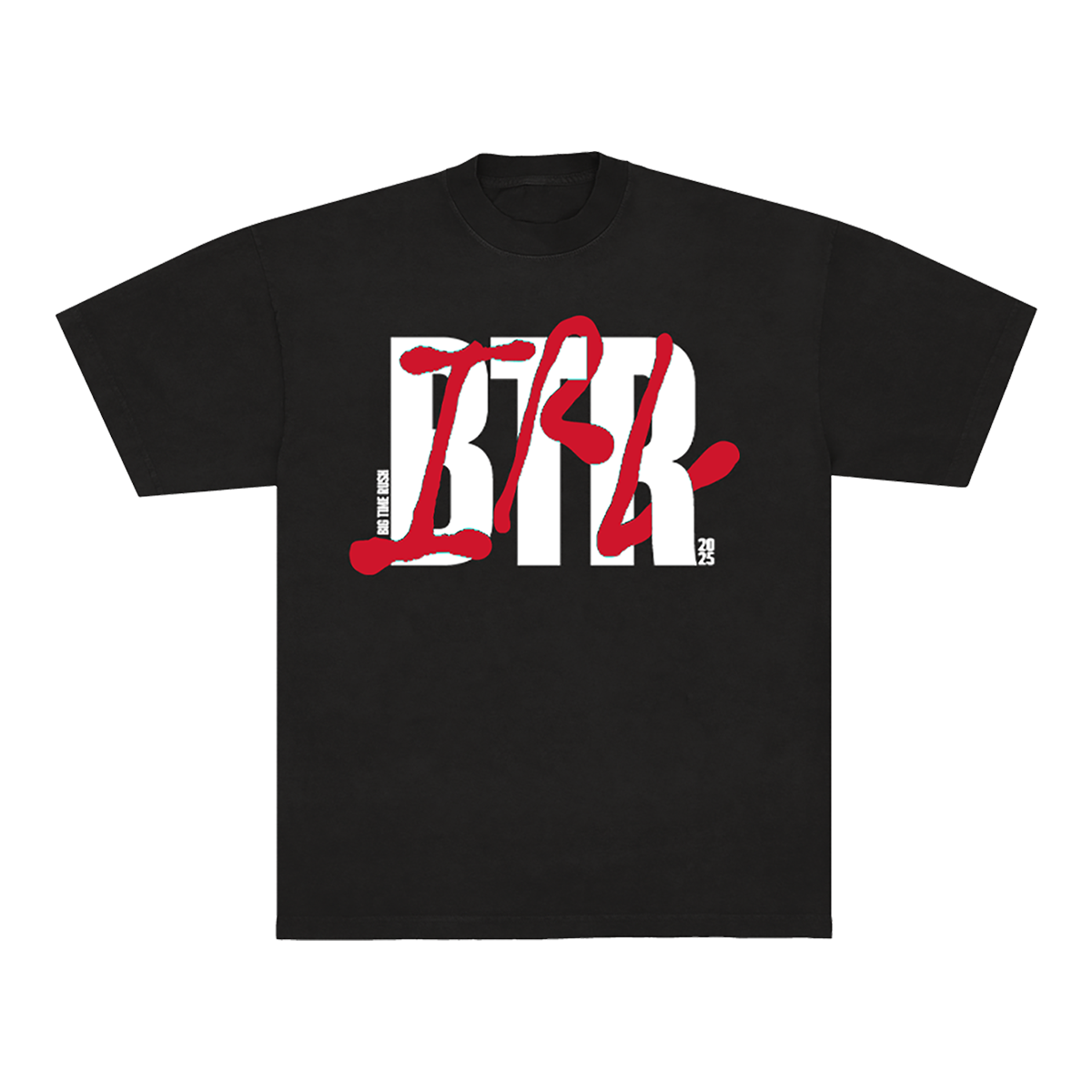 BTR In Real Life Worldwide 2025 Tour Tee - Gray