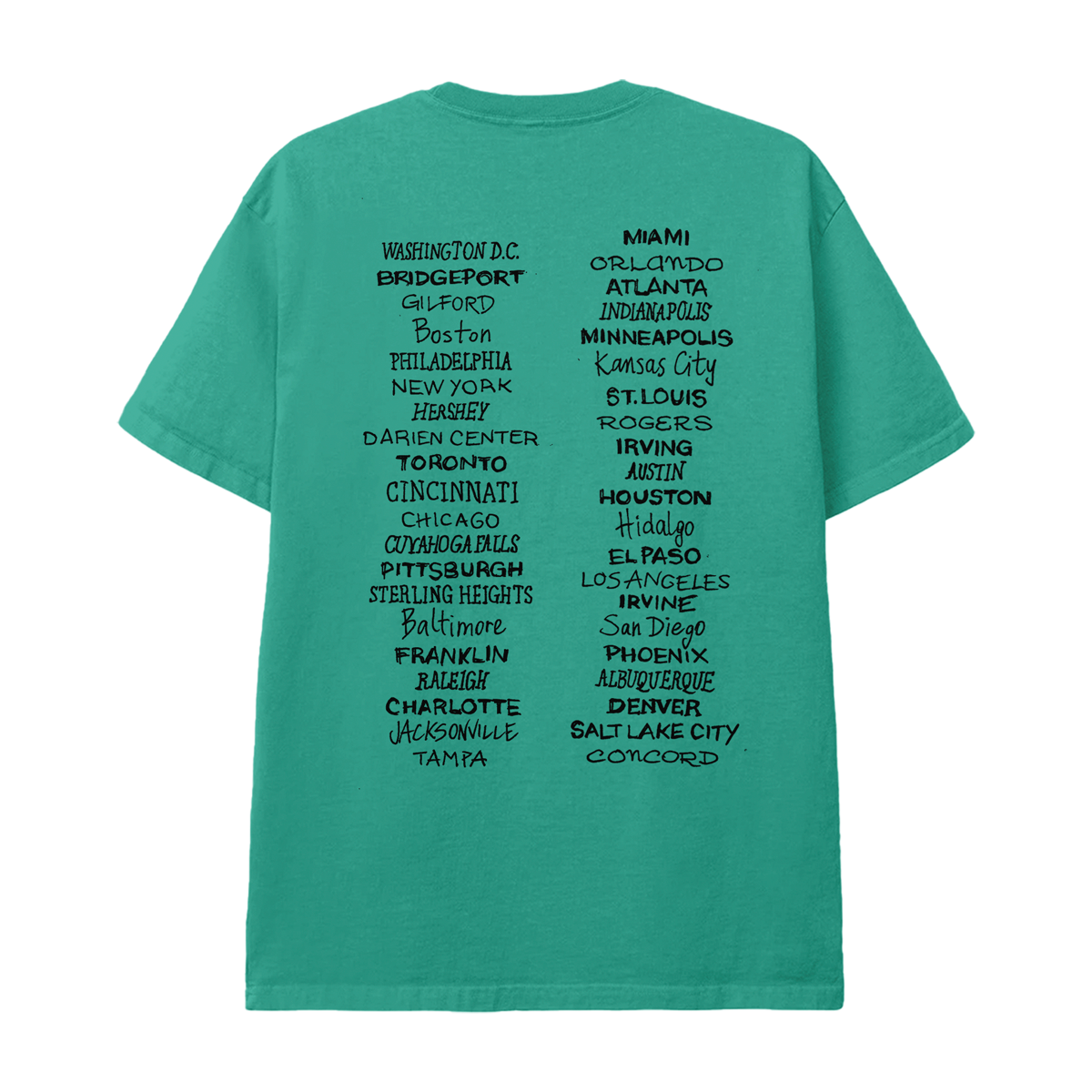 Forever Tour Teal Tee-Big Time Rush