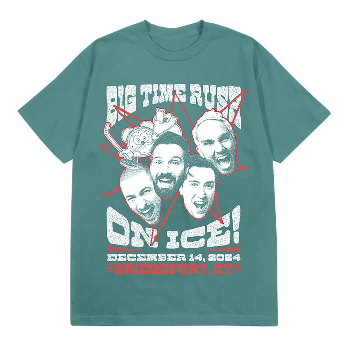 BTR On Ice! Green Tee