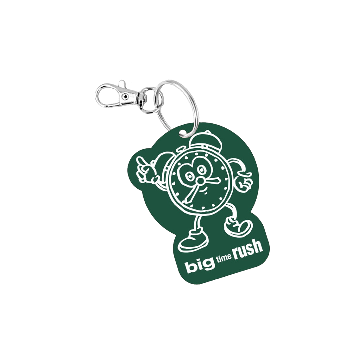 BTR Clock Keychain - Green
