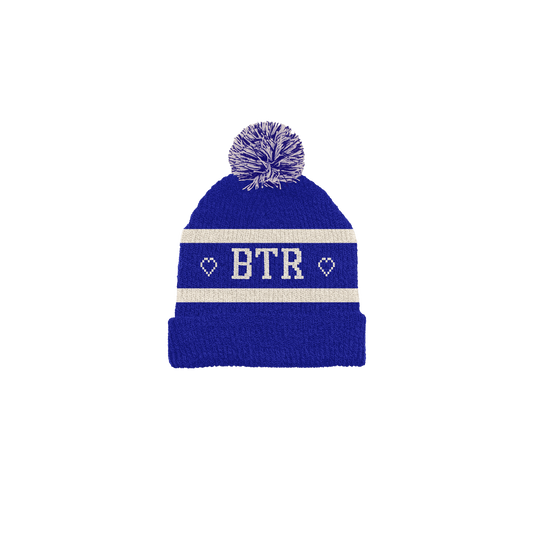 BTR Logo Holiday Beanie - Blue