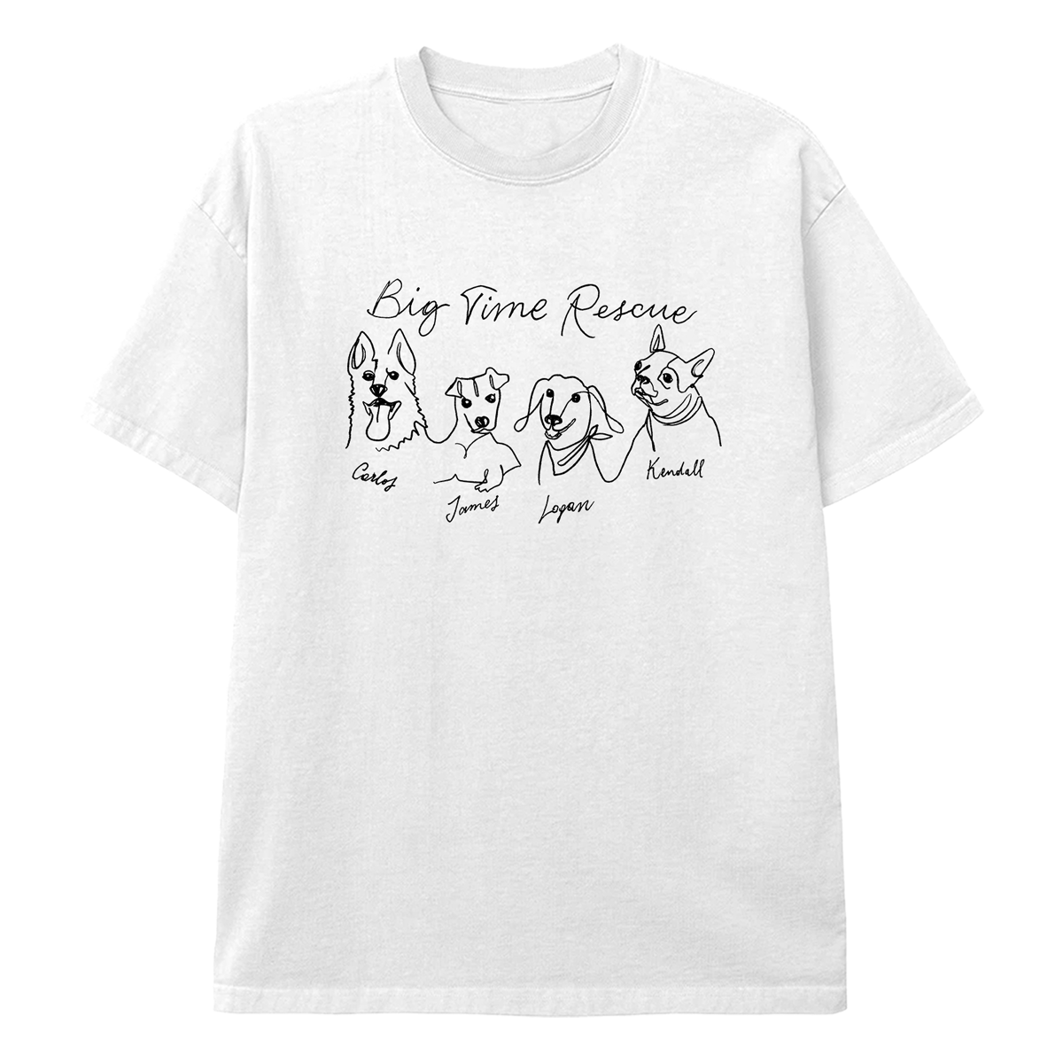 Big Time Rescue Tee - White-Big Time Rush